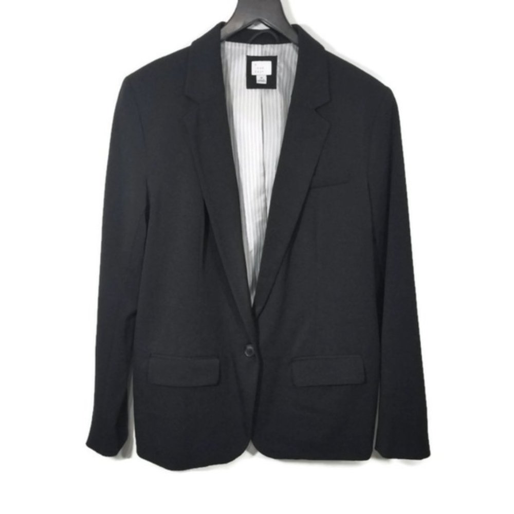 A New Day Black One Button Blazer Size 16